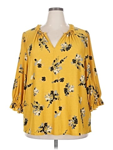 MELLODAY Long Sleeve Blouse (view 1)
