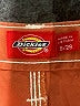 Dickies 100% Cotton Orange Jeans Size 9 - photo 7