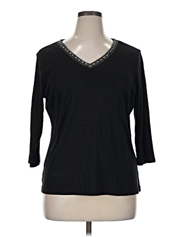 Style&Co 3/4 Sleeve Top (view 1)
