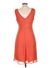 Jonathan Martin 100% Polyester Orange Cocktail Dress Size 10 - photo 2