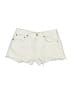 AGOLDE 100% Cotton Ivory Denim Shorts Size 28 waist - photo 1