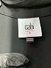 CAbi 100% Polyester Black Short Sleeve Blouse Size S - photo 7