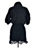 FRAME 100% Cotton Solid Black Casual Dress Size M - photo 2