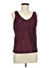 Shein Burgundy Blue Tank Top Size 6 - photo 1