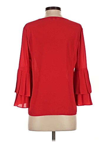 Rose + Olive 3/4 Sleeve Blouse (view 2)