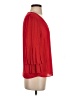 Rose + Olive 100% Polyester Red 3/4 Sleeve Blouse Size S - photo 4