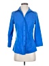 Como Blue 3/4 Sleeve Blouse Size S - photo 1