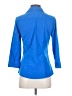 Como Blue 3/4 Sleeve Blouse Size S - photo 2