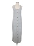 Merokeety Stripes Gray Casual Dress Size S - photo 1