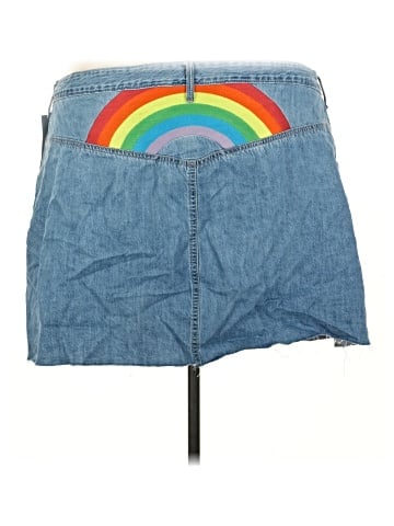 Pride Denim Skirt (view 2)