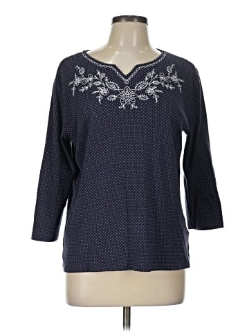 Basic Editions 3/4 Sleeve Top (view 1)