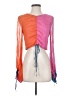 STAUD 100% Viscose Orange Long Sleeve Top Size S - photo 1
