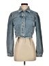 Shein Blue Denim Jacket Size 4 - photo 1