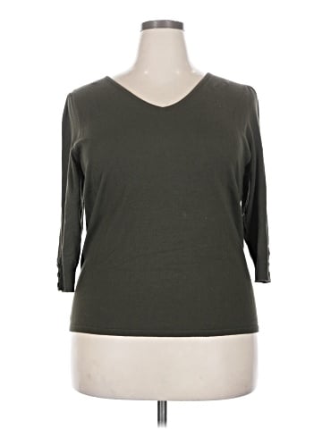 DressBarn 3/4 Sleeve T-Shirt (view 1)