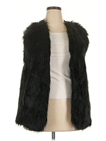 Sebby Collection Faux Fur Vest (view 1)