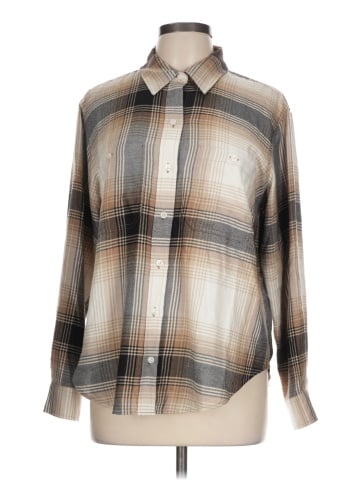 Banana Republic Factory Store Long Sleeve Button-Down Shirt (view 1)