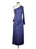JS Collections Blue Casual Dress Size 2 - photo 1