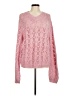 Kittenish Pink Pullover Sweater Size M - photo 1