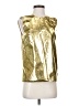 No. 21 Metallic Gold Sleeveless Blouse Size 4 - photo 1