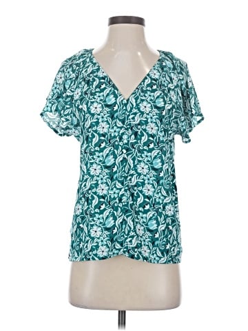 Ann Taylor Factory Short Sleeve Blouse (view 1)