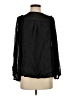 Gold Hawk 100% Silk Black Long Sleeve Silk Top Size S - photo 1