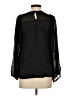Gold Hawk 100% Silk Black Long Sleeve Silk Top Size S - photo 2