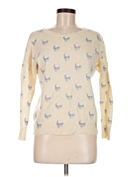 Skull Cashmere Pullover Sweater