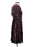 Assorted Brands 100% Rayon Paisley Purple Cocktail Dress Size XXS - photo 4