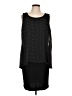 Rodan Polka Dots Black Casual Dress Size L - photo 1