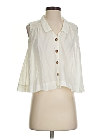 Holding Horses Sleeveless Button-Down Shirt (view 1)