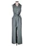 Shein 100% Polyester Gray Green Jumpsuit Size L - photo 1
