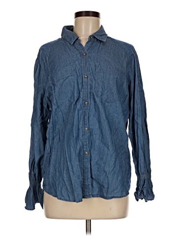 LC Lauren Conrad Long Sleeve Button-Down Shirt (view 1)