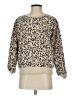 H&M L.O.G.G. Animal Print Tan Pullover Sweater Size S - photo 1