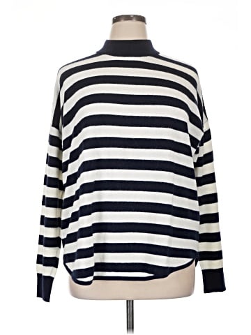Madewell Ashbury Mockneck Sweater in Kelsey Stripe (view 1)