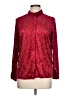 Studio Works Burgundy Long Sleeve Blouse Size L - photo 1