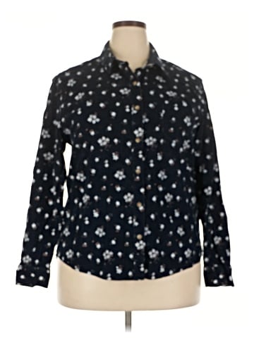 Jachs Girlfriend Long Sleeve Button-Down Shirt (view 1)
