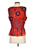Rebecca Minkoff 100% Polyester Floral Red Sleeveless Blouse Size S - photo 2