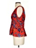 Rebecca Minkoff 100% Polyester Floral Red Sleeveless Blouse Size S - photo 5
