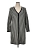 Collection Houndstooth Black Silk Cardigan Size XL - photo 1