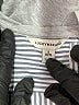 Lucky Brand 100% Cotton Stripes Gray Long Sleeve Button-Down Shirt Size 6 - 7 - photo 3