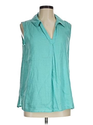 Vince Camuto Sleeveless Button-Down Shirt (view 1)