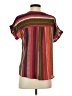 Gray LA 100% Polyester Red Short Sleeve Blouse Size XS - photo 2
