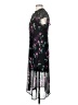 Express 100% Polyester Floral Black Casual Dress Size S - photo 5