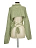 BEIGE BOTANY Green Turtleneck Sweater Size Med - Lg - photo 2