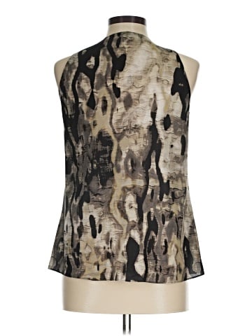 Elie Tahari Sleeveless Silk Top (view 2)