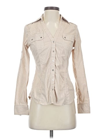 Express Design Studio Long Sleeve Button-Down Shirt (view 1)