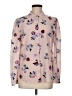 Rebecca Taylor Floral Tan Long Sleeve Blouse Size 8 - photo 1