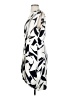 Express 100% Polyester Graphic Ivory Casual Dress Size S - photo 5