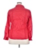 Chico's 100% Cotton Red 3/4 Sleeve Button-Down Shirt Size XL (3) - photo 2