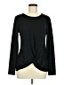 Ideology Black Long Sleeve Top Size M - photo 1